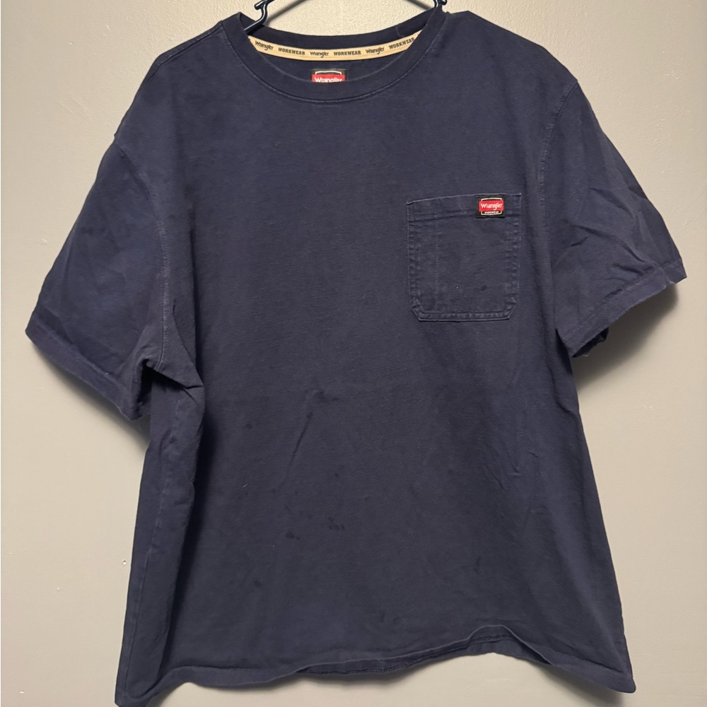 Wrangler Dark Blue Short Sleeve Tee